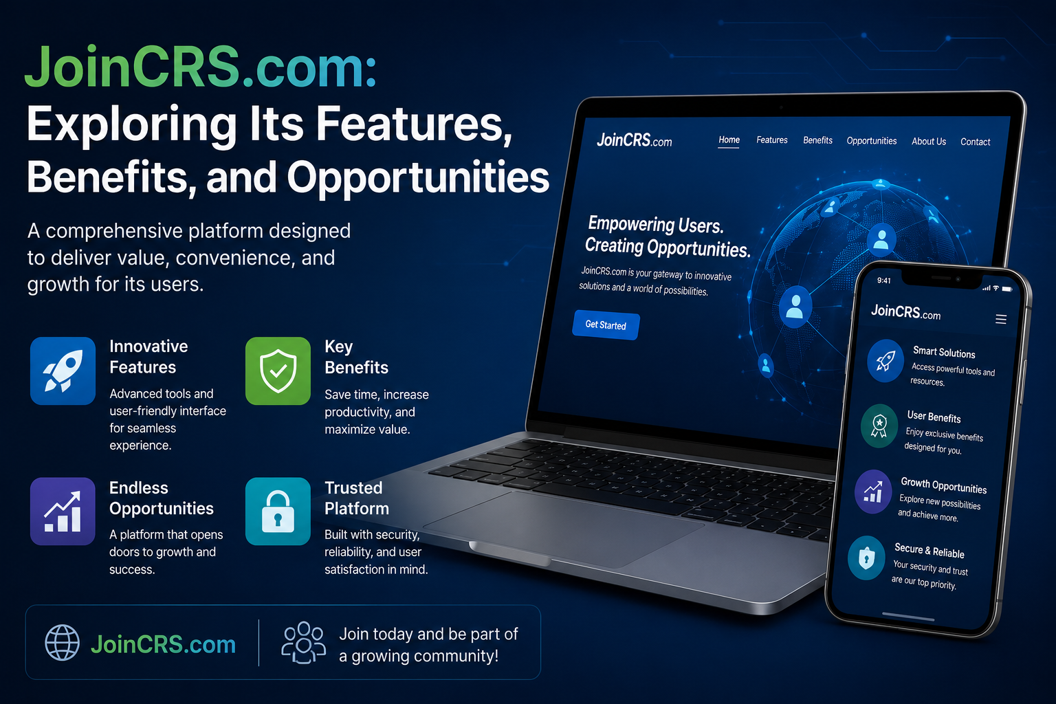 JoinCRS com: Exploring Its Features, Benefits, and Opportunities